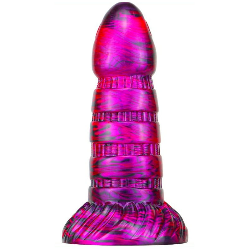 MetallicAnal Gode Torff 16 x 5.8cm Violet-Noir